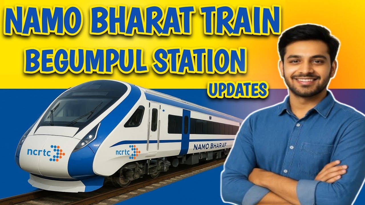 RRTS Namo Bharat Train Latest Updates | RRTS Begumpul Station | #rrts #namobharattrain #ncrtc #cmrs