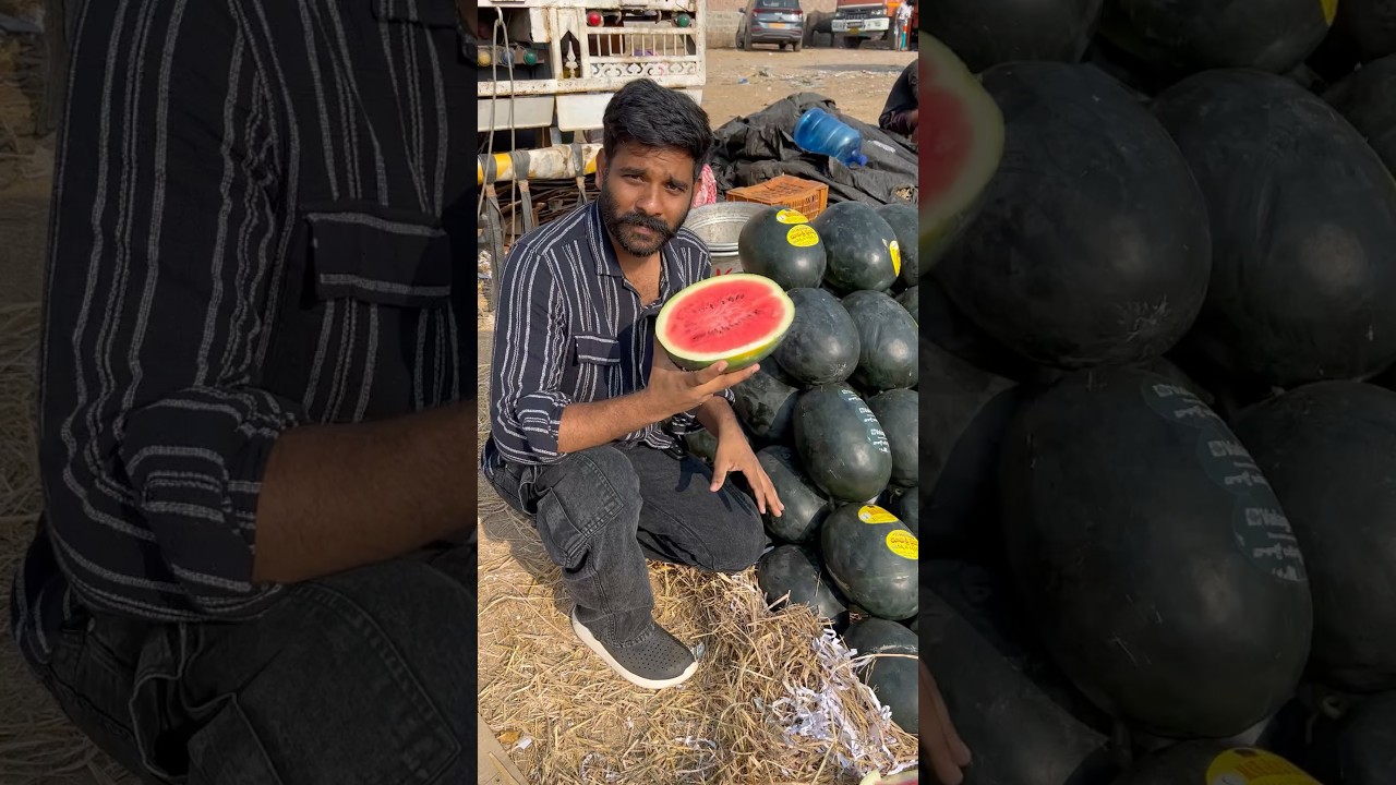 Whole sale rate Fruit Market Batasingaram very cheap prices fruits #streetfood #watermelon 🍉