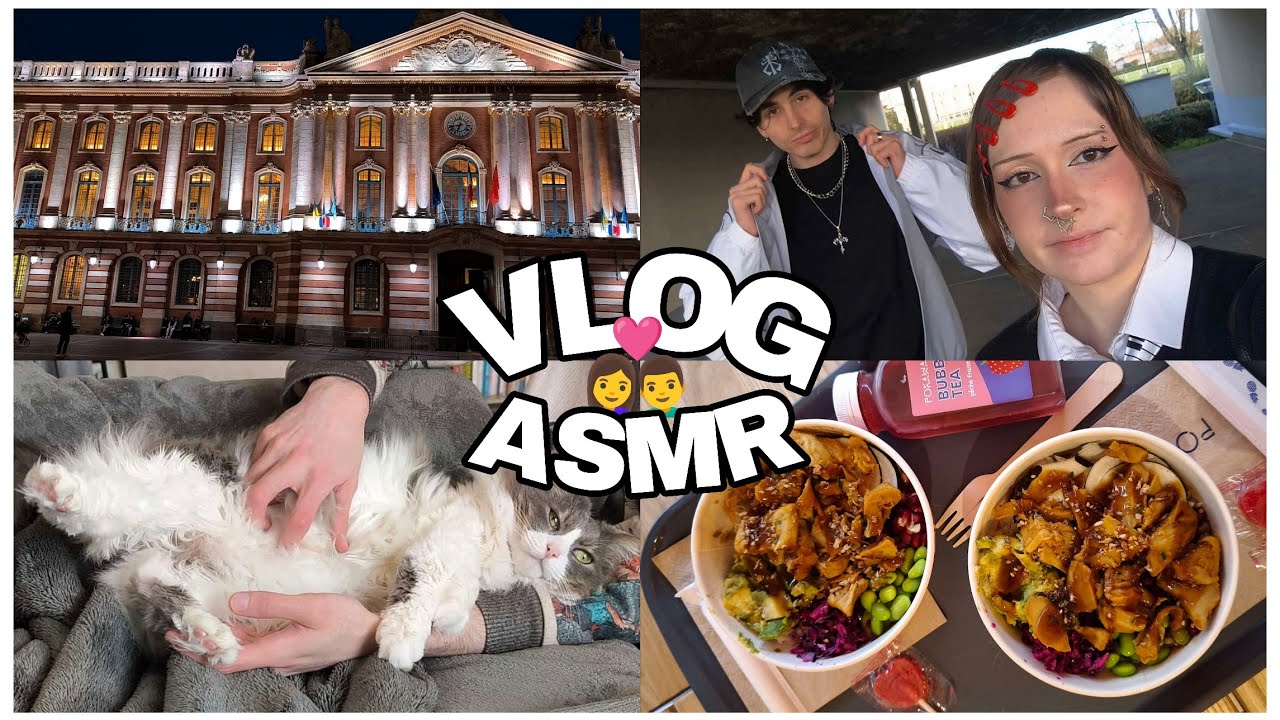 ASMR : VLOG DE NOTRE WEEKEND (shopping, bouffe, lidl...)