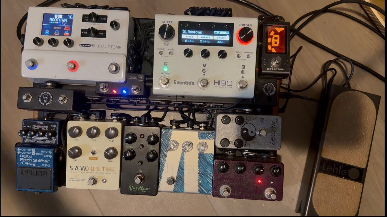 The ultimate Broadway/working guitarists pedalboard, in Nashville, Tennessee. (For me, for now.)
