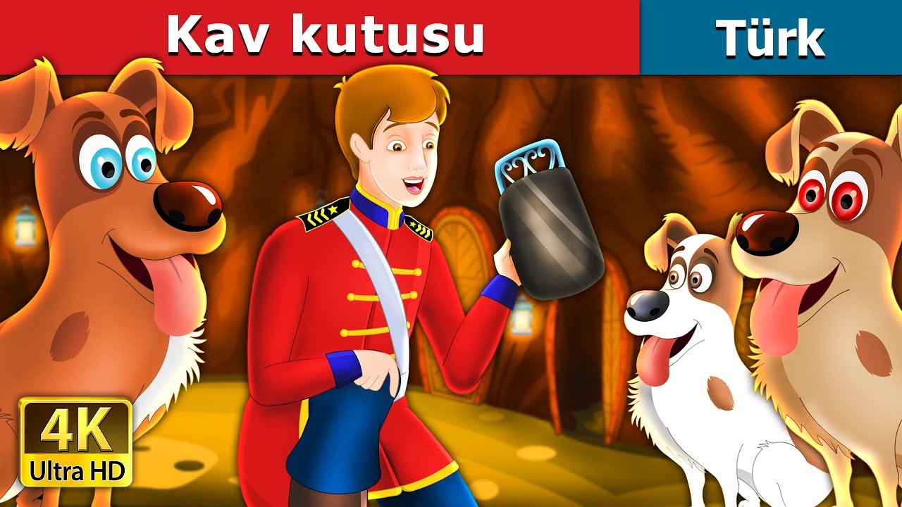 Kav kutusu | The Tinder Box Story in Turkish |  Turkish Fairy Tales