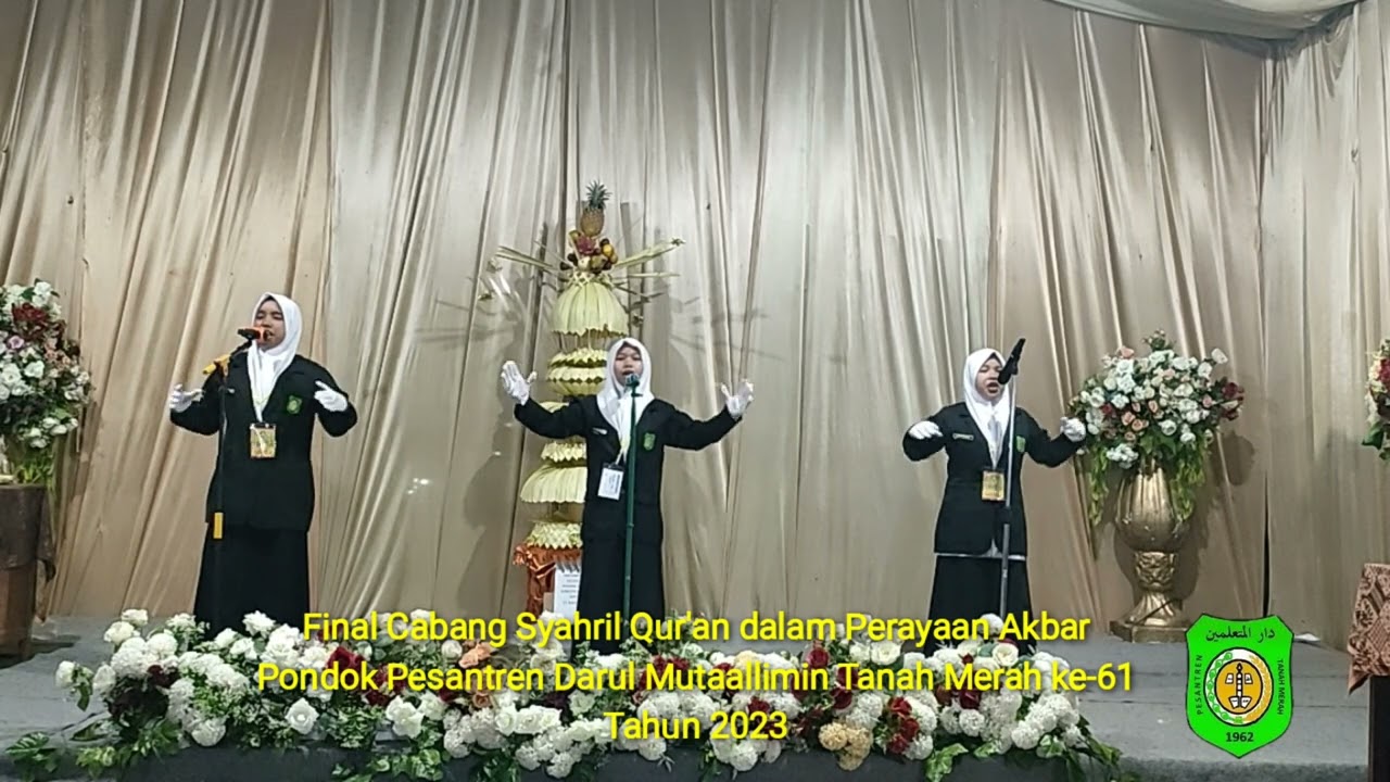 Final Syahril Qur'an dalam pondok pesantren Darul Muta'allimin Tanah Merah ke-61 Tahun 2023