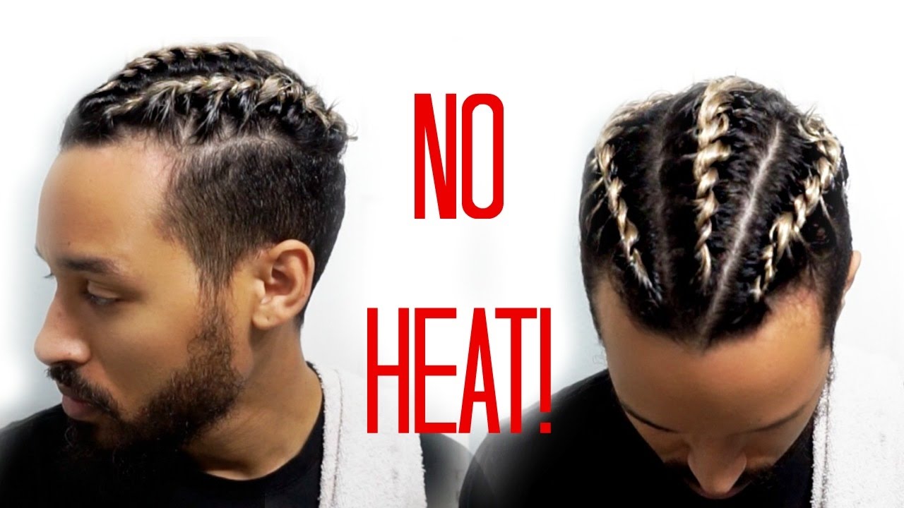Heat Free Styles for Men | 2 strand twists | Curly Hair