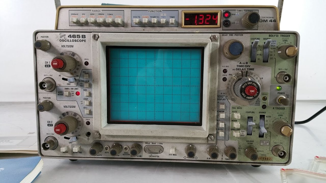 Tektronix 465B restoration