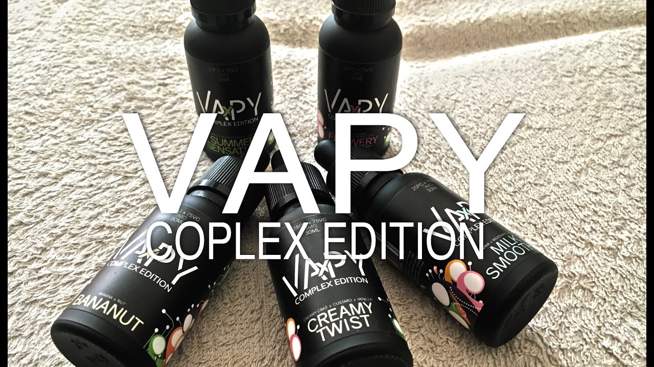 VAPY Complex Edition eJuices - review (+Giveaway)