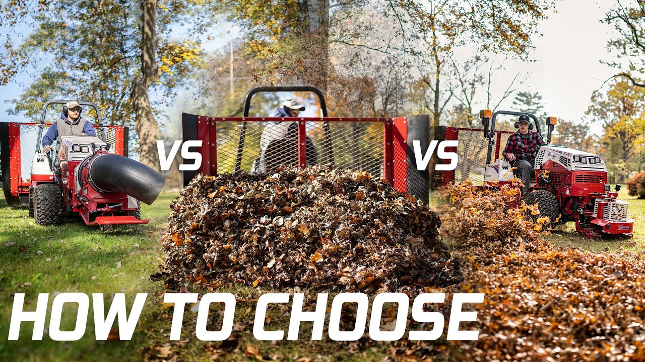 Blower Vs Turbine Vs Plow | Fastest Leaf Removal