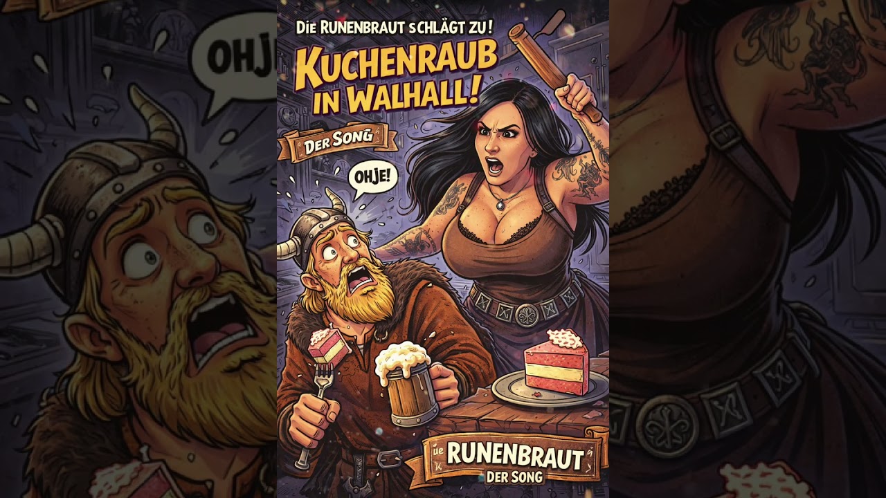 Kuchenraub in Walhall #Runenbraut #deutschrock #deutschrockbraut 