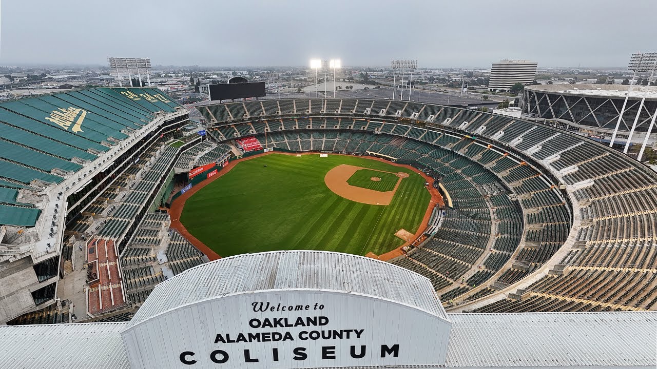 Oakland Coliseum drone tour | DJI Mavic 3 Pro