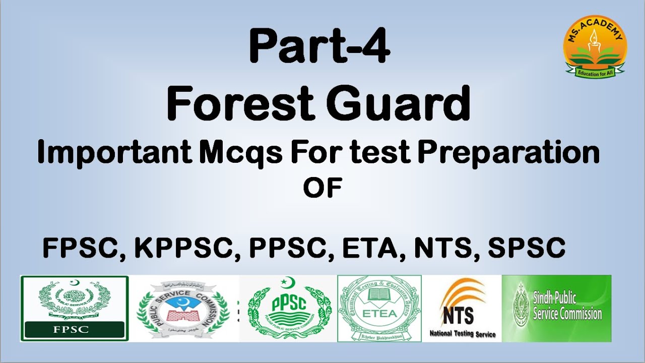 Forest Guard Test MCQs | Complete Syllabus & Important Questions for Exam / Forest Guard Test
