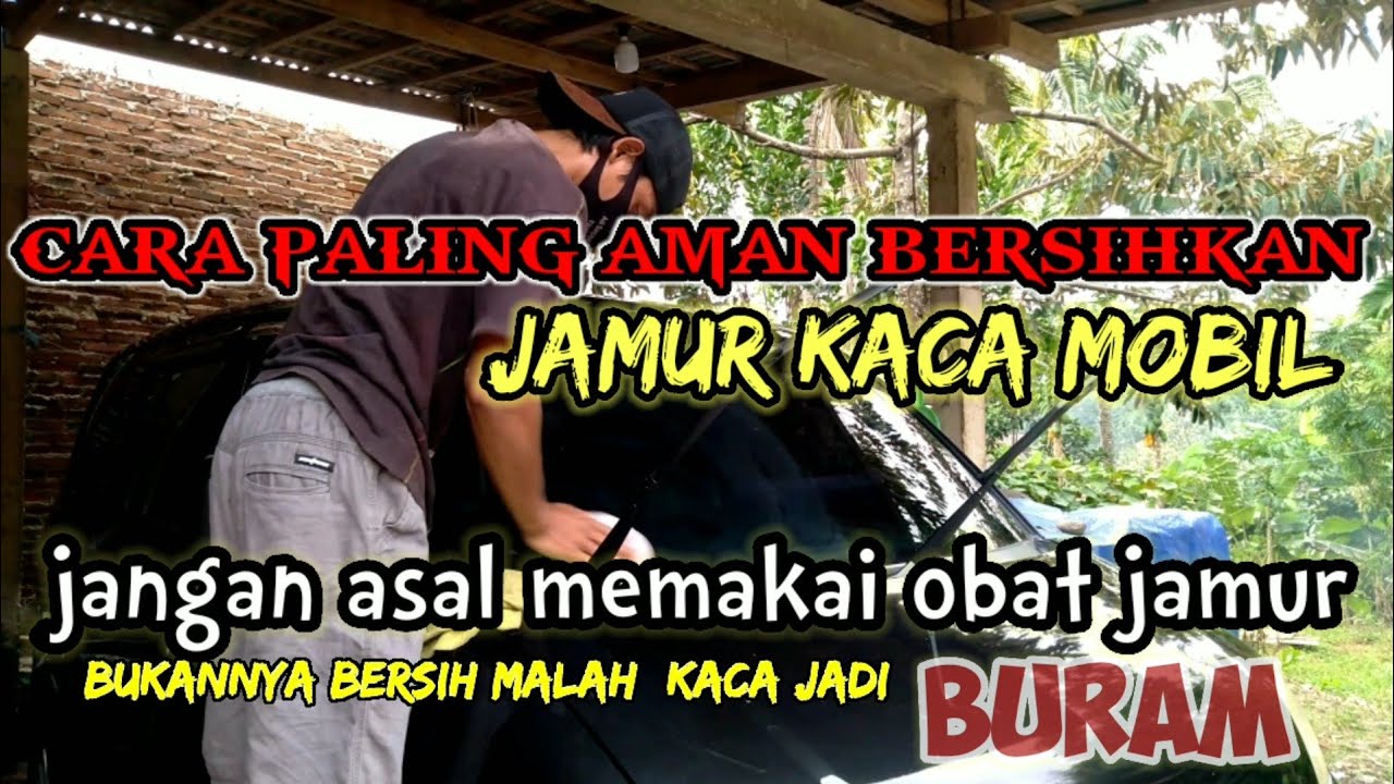 CARA MENGHILANGKAN JAMUR PADA KACA MOBIL|aman murah mudah tidak merusak lapisan kaca