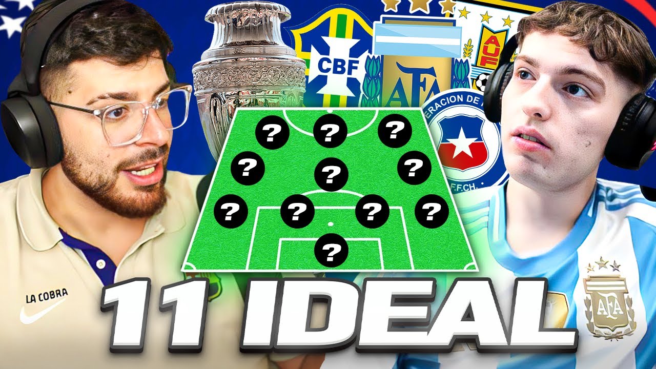 ¿QUIEN PUEDE HACER EL MEJOR ONCE DE COPA AMÉRICA Y EUROCOPA? VS ​⁠