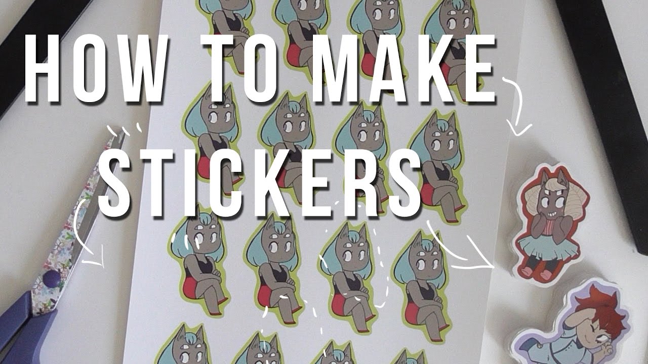 ✧ HOW I MAKE STICKERS FOR ARTIST ALLEY or ONLINE STORE ✧