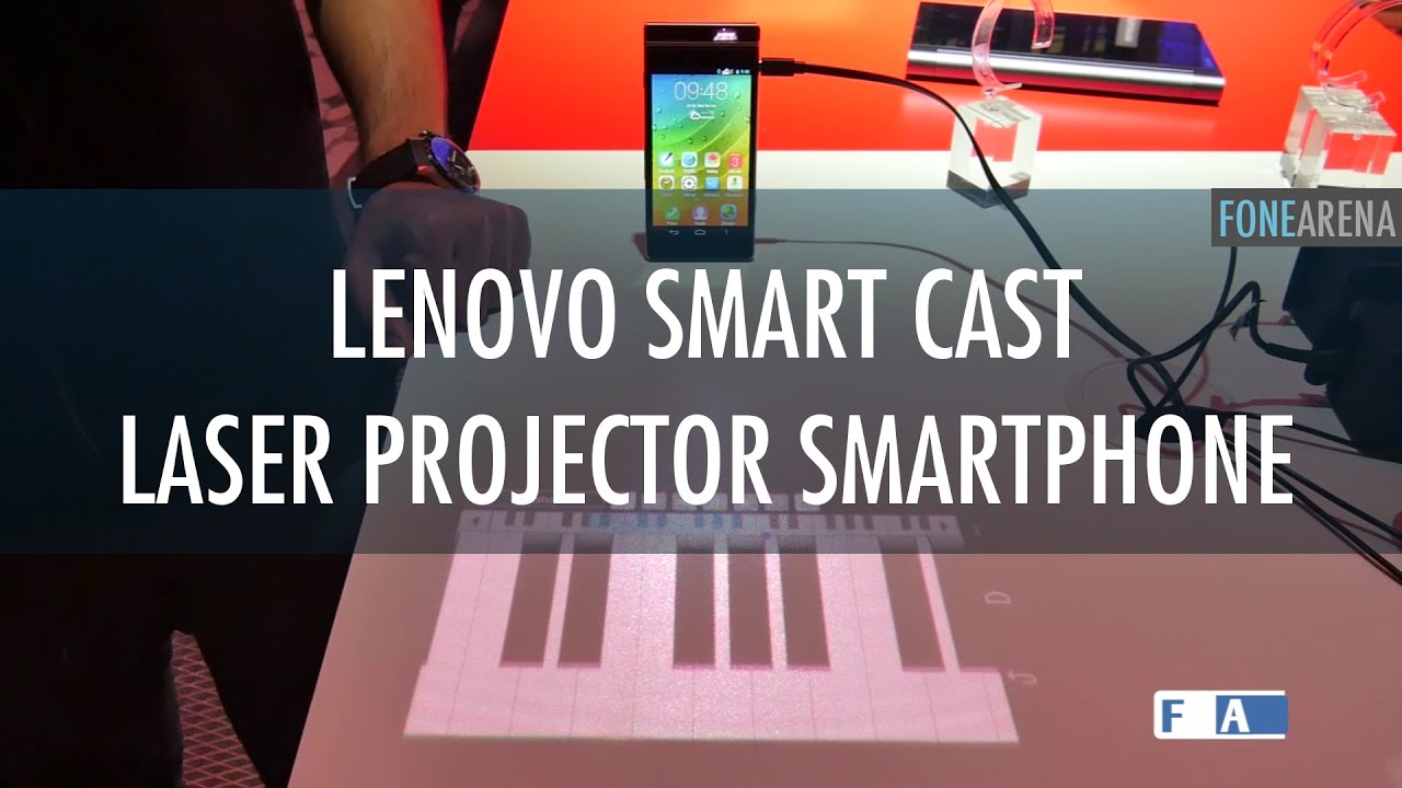 Lenovo Smart Cast Laser Projector Smartphone Concept Hands On