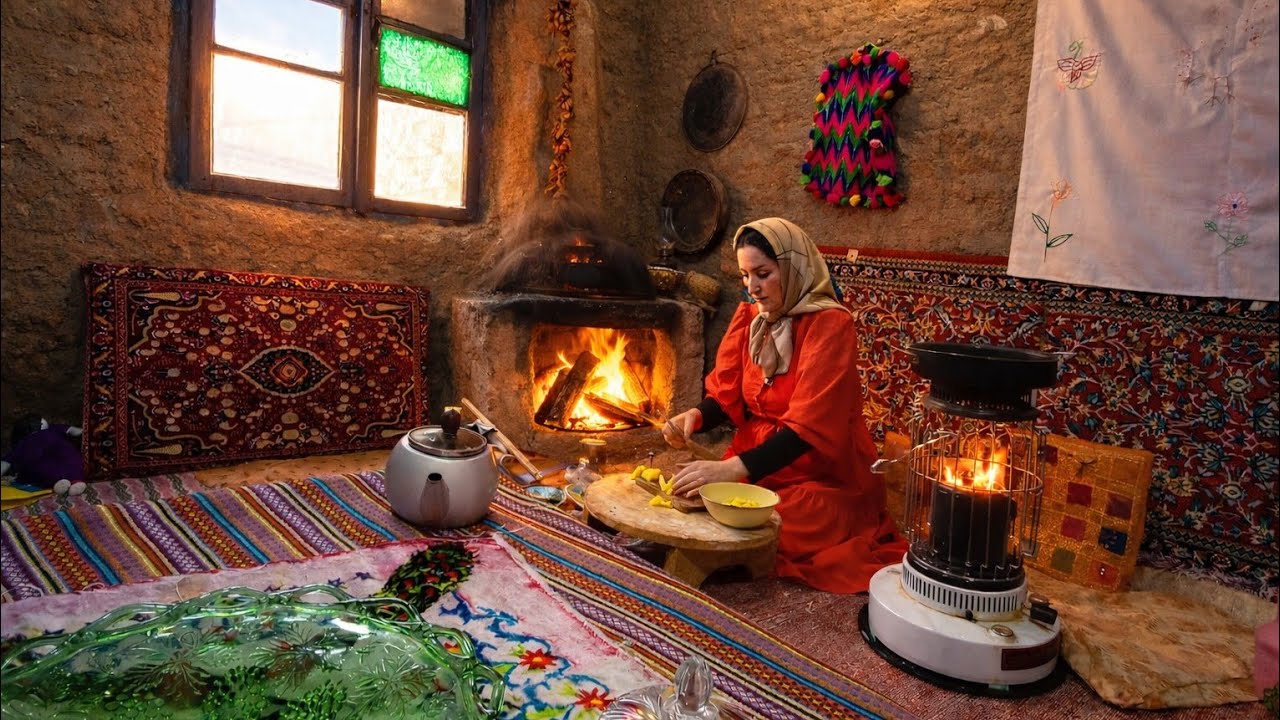 🌿 Традиционная деревенская жизнь | Выпечка самосы в тандыре и чай из глиняной печи – по-бабушкиному