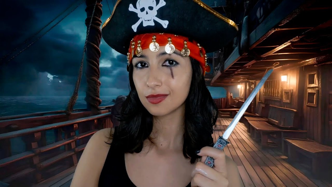 ASMR Pirata recruta você para ser tripulante 🏴‍☠️