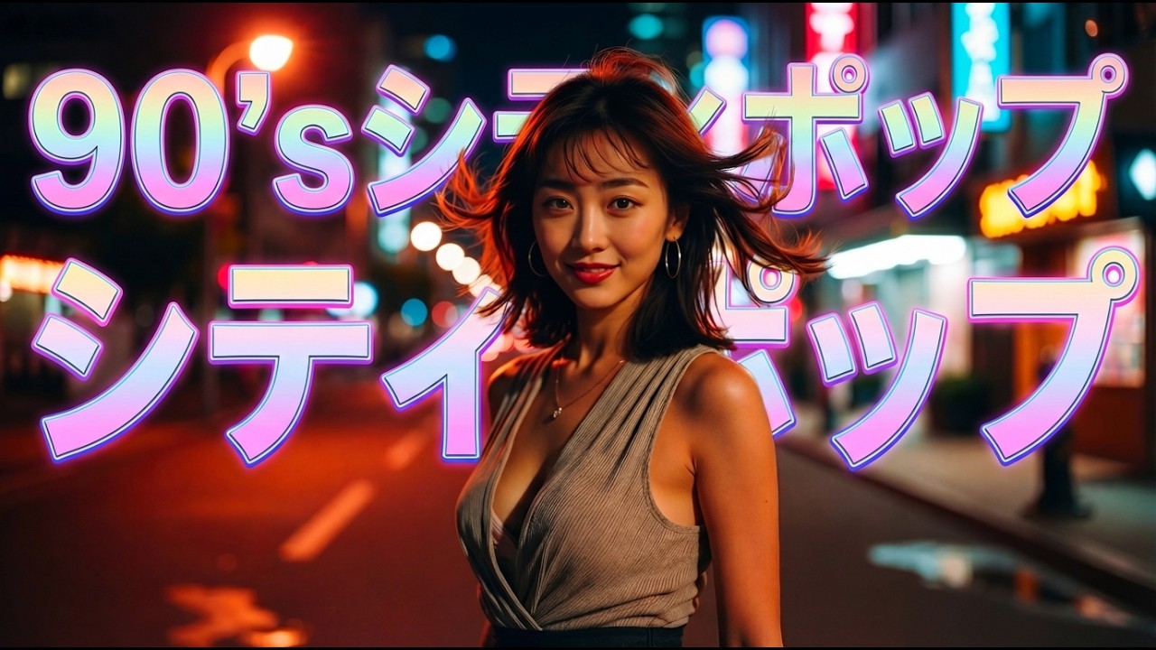 夜の街を滑る90’sシティポップ｜女性ボーカル名曲セレクション #シティポップ #90sシティポップ #90年代音楽 #日本音楽