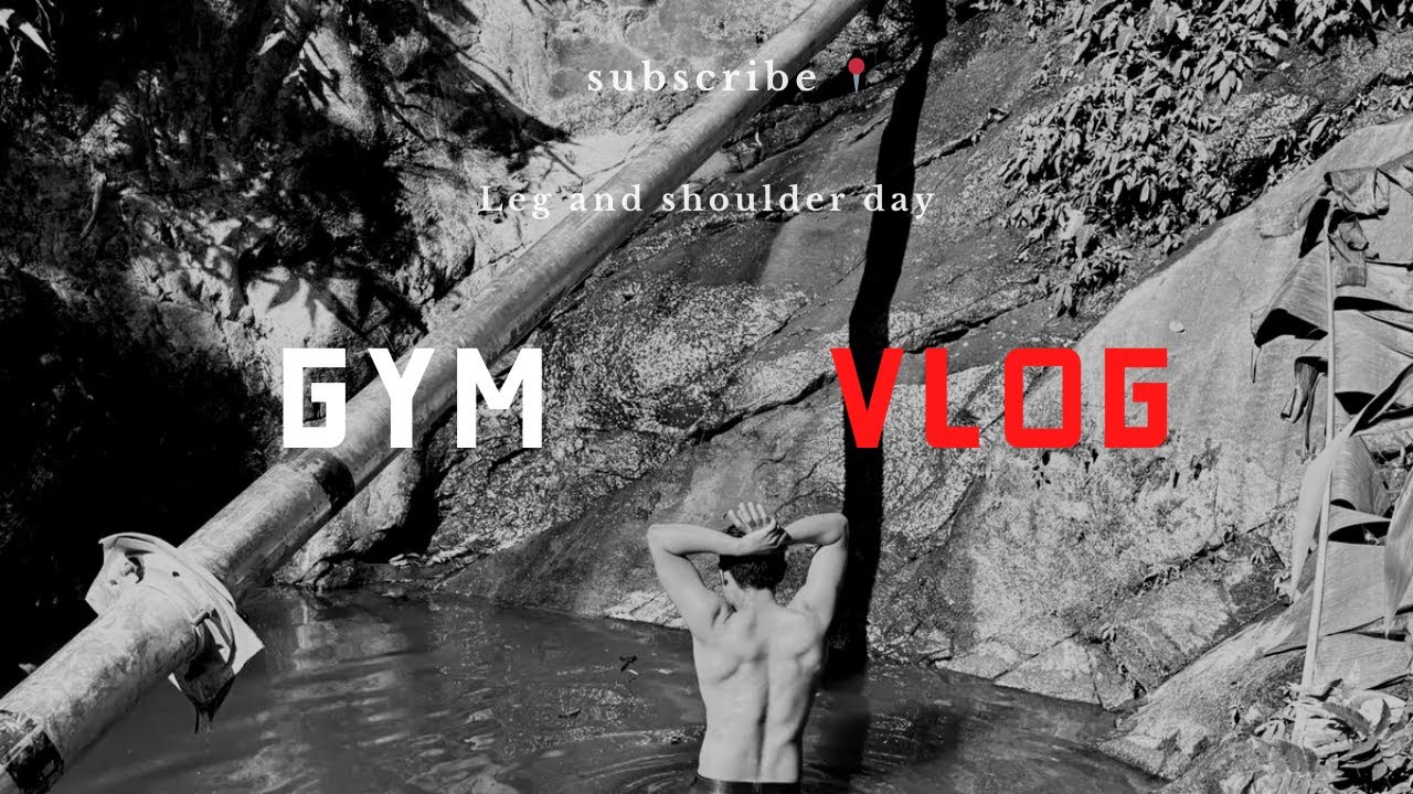 GYM VLOG LEG AND SHOULDER WORKOUT 🦾🦿