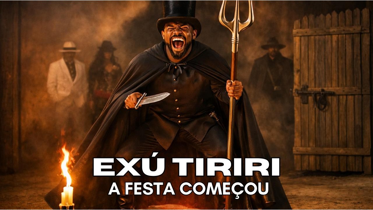 EXU TIRIRI CHEGOU NO TERREIRO À MEIA-NOITE (A Gira Começou) 🔥🖤