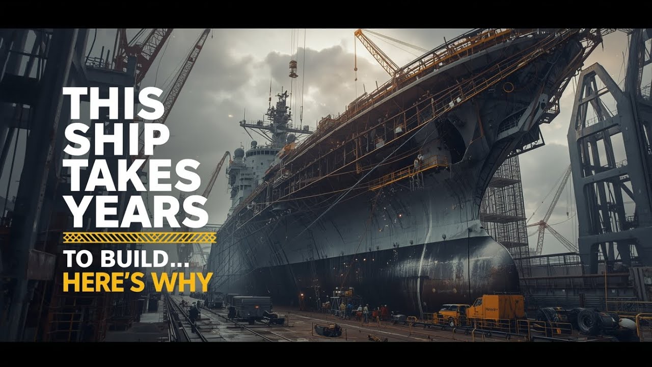 How a Naval Ship Is Built | Complete Construction Process Step by Step
