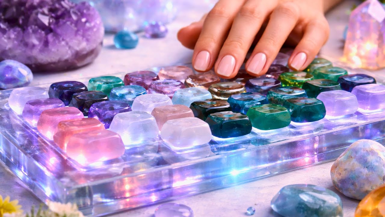 🔮 10 Minutes Crystal Energy Keyboard ASMR | Deep Healing & Relaxation