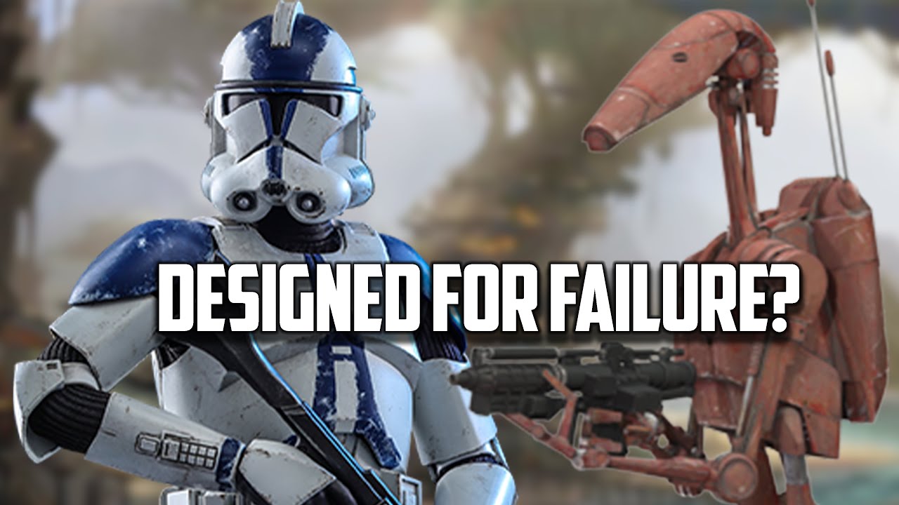 Are Clones Specially Designed to ONLY FIGHT Droids? (AND TERRIBLE AT EVERYTHING ELSE)