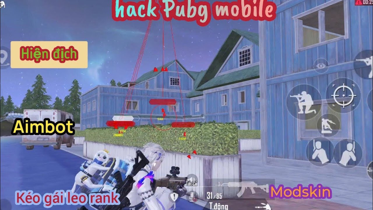 H.A.C.K P.U.B.G MOBILE 4.3.0 Mới update, IOS ANDROID, hiện địch, Aimbot, Kéo gái leo rank