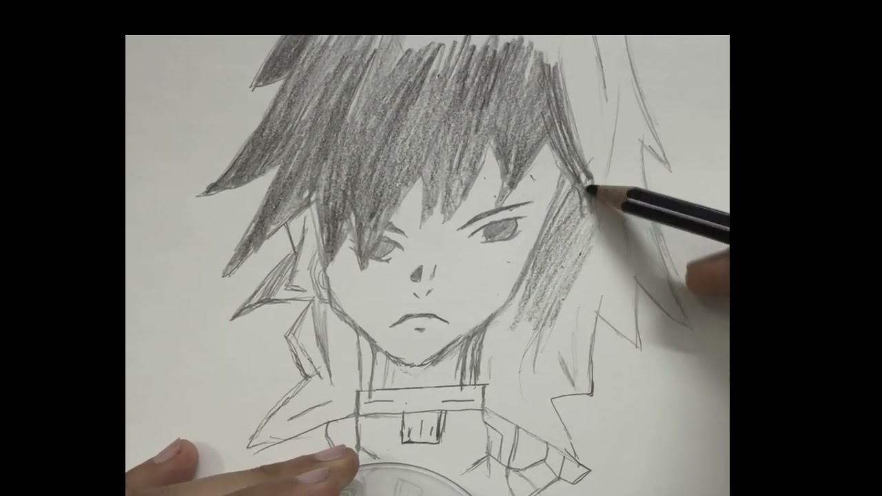Drawing Giyu Tomioka #from Demon slayer