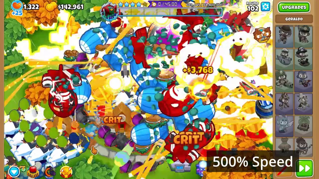 [BTD 6] Park Path - Bloonarius 2p Elite w/ Pat 2nd Place - [4.38.00s] - Adora Vs 400% HP