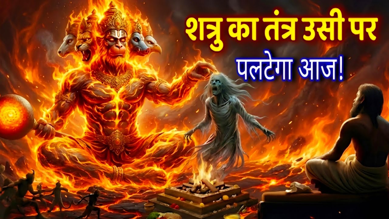 “11 मुखी हनुमान ज्वालामुखी सर्व शत्रु मारण उल्टारी तांत्रिक मंत्र | Shatru Nashak | Hanuman Mantra”