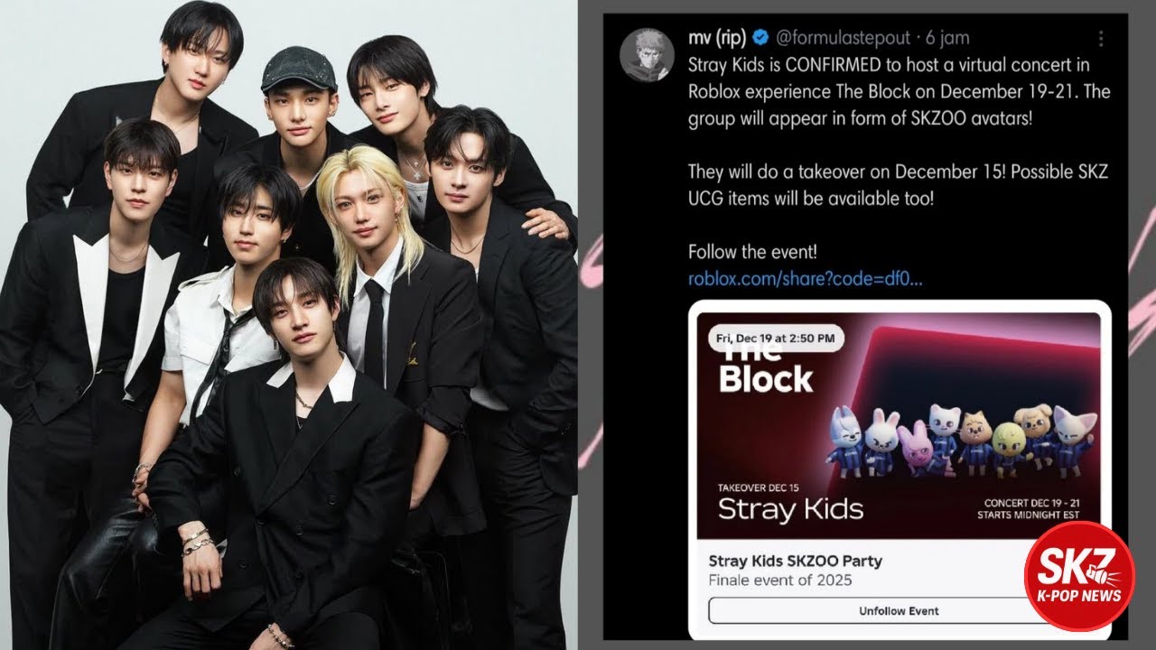 Stray Kids CONFIRMED for Historic Roblox Concert (SKZOO Avatars!)