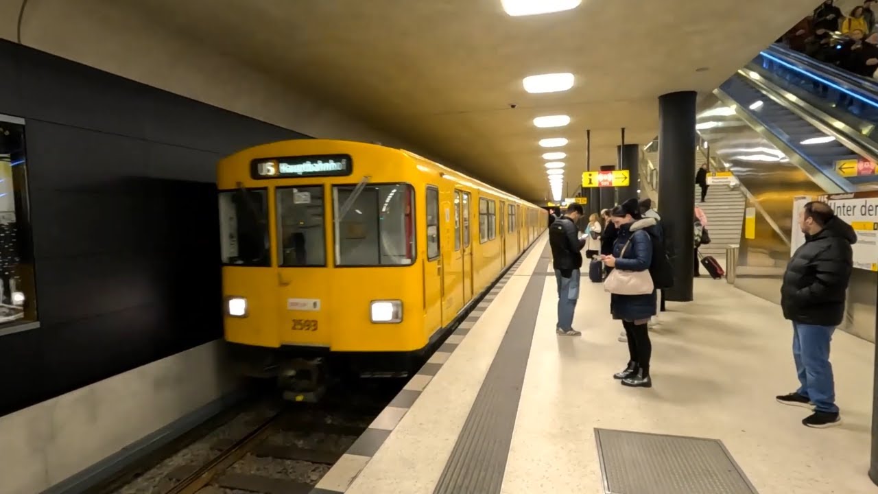 Berlin U-Bahn U5 Ride - Unter den Linden to Brandenburger Tor | Germany | 11/11/24