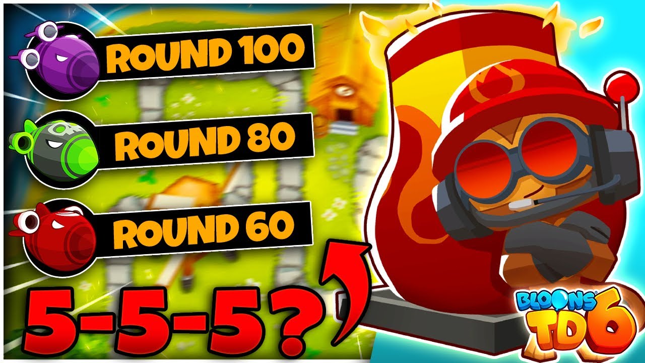 How Far Can A 5-5-5 MORTAR MONKEY GO? - BTD6