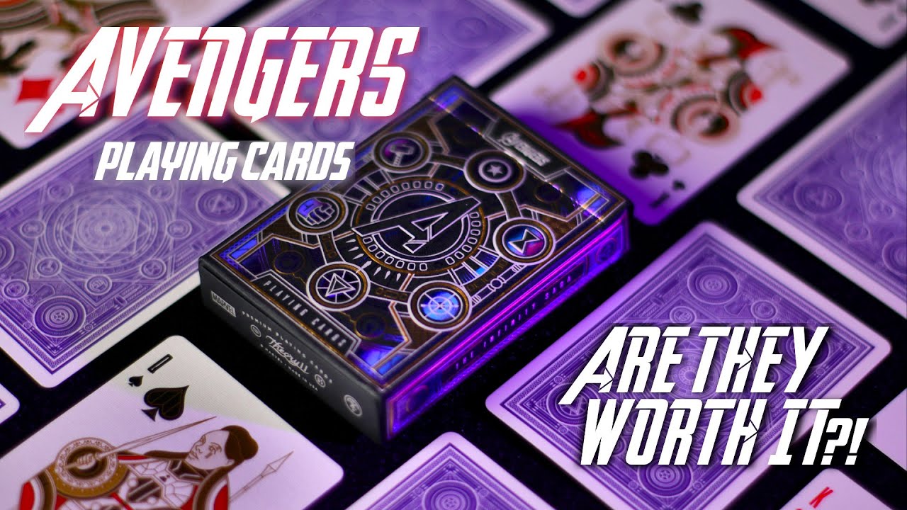 AVENGERS PLAYING CARDS | Theory11 Unboxing & Deck Review