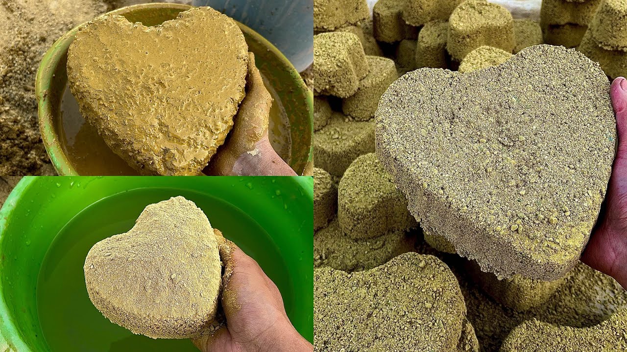 New || Crumbling Vlog of Yellow block texture /Floor / water / Dipping/ Dry on Paste / workplace