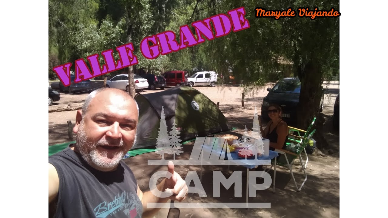 Camping 🏕️ Ayum Elun Aldea de Río 👍 Valle Grande ❤️ Mendoza Argentina 🇦🇷