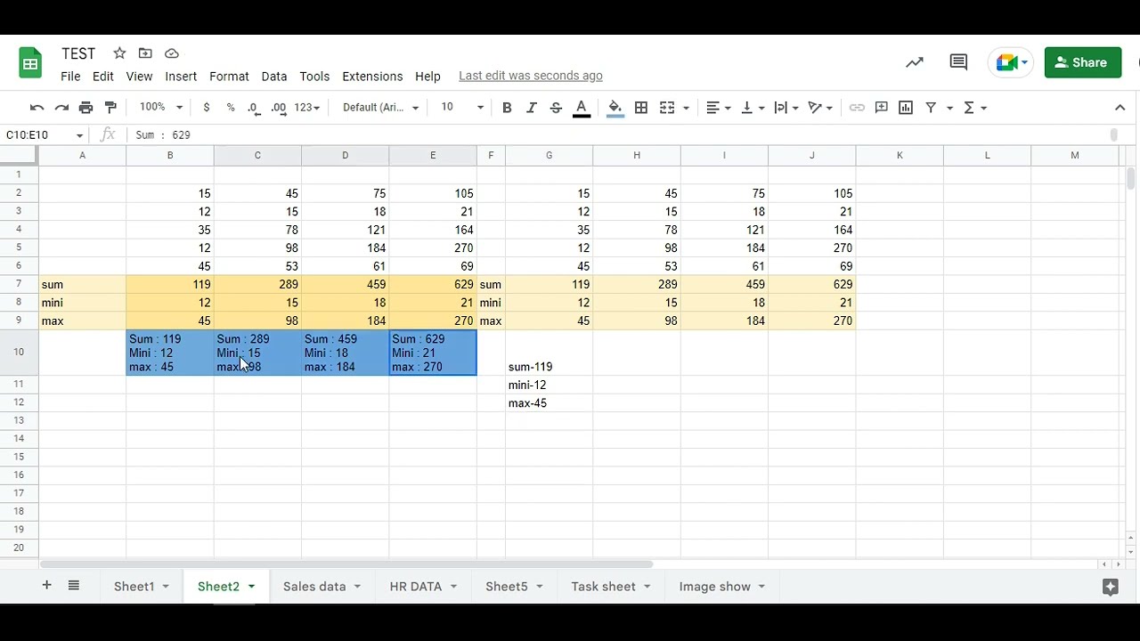 LAMBDA, BYCOL FUNCTION || GOOGLE SHEET || FORMULA