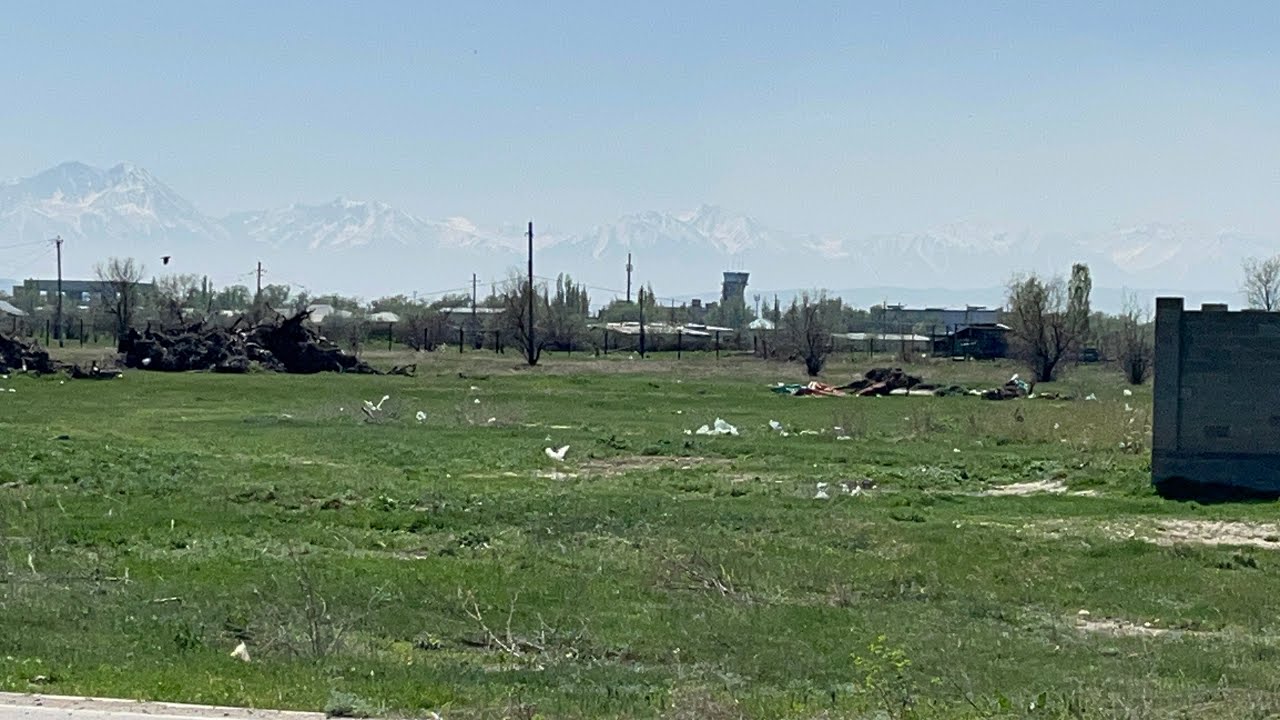 Джамбул(Тараз)13й микрорайон “Байтерек”с выездом из него в центр города до Абая.