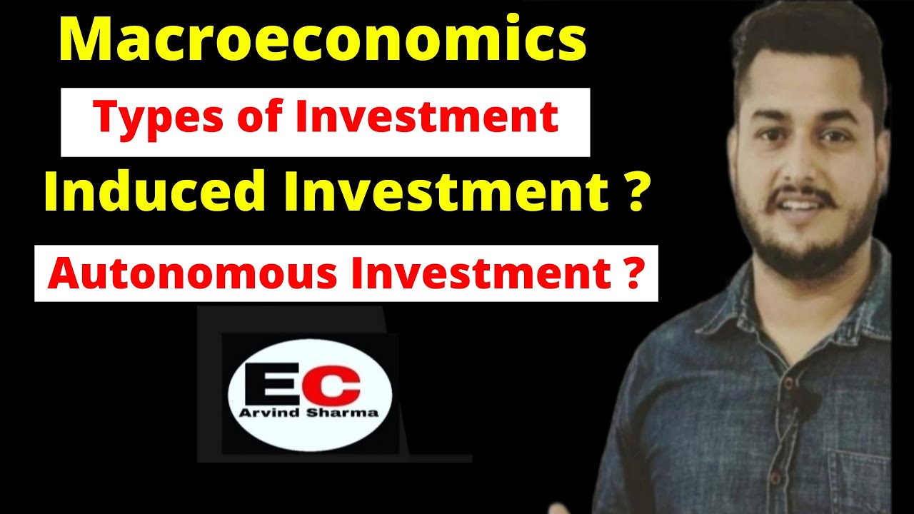 Types of Investment | Induced Investment and Autonomous Investment class 12th |