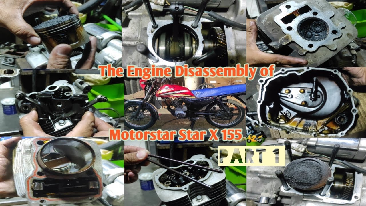Paano Magbaklas / Mag-disassemble ng Engine ng Motorstar Star X 155 Motorcycle - PART 1