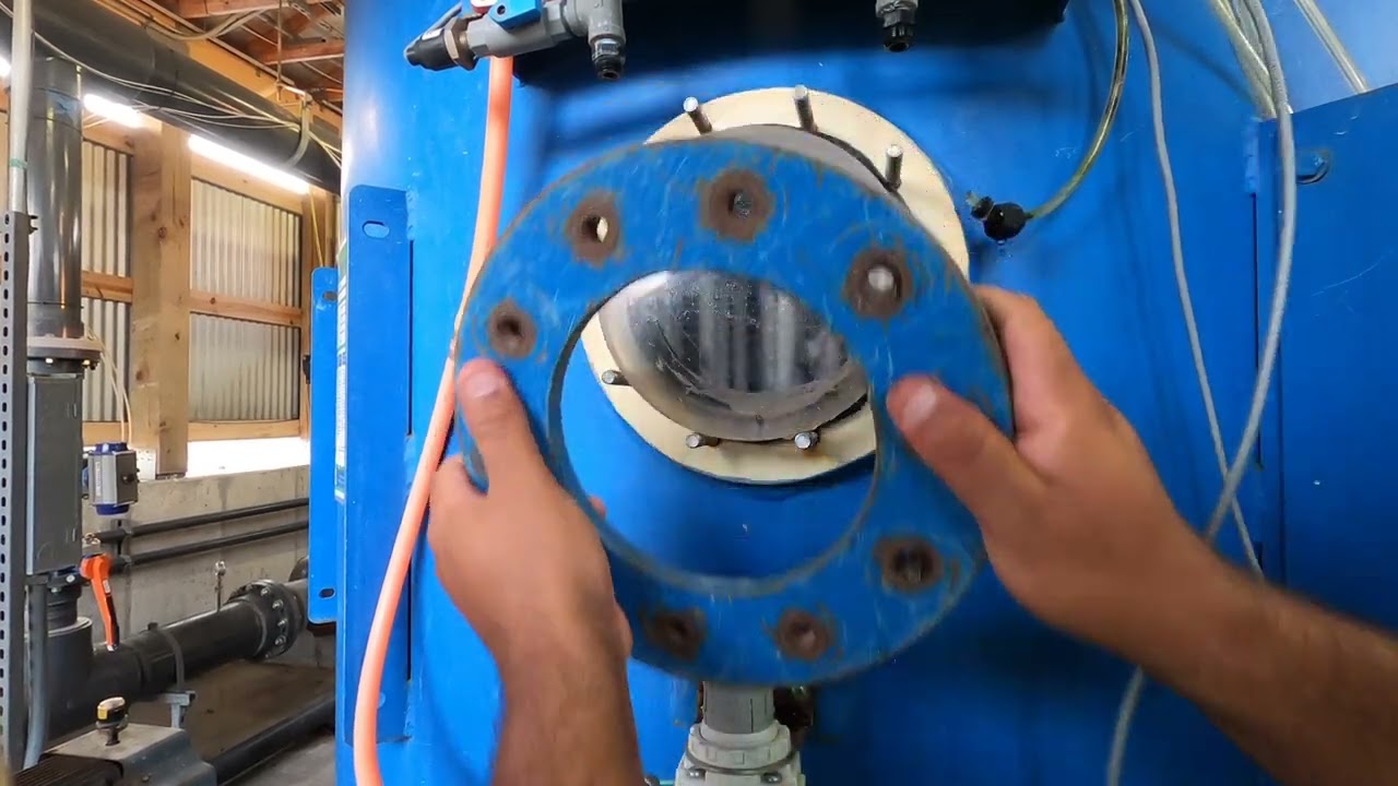Water Park Lazy River Defender Filter Clean out and Restart