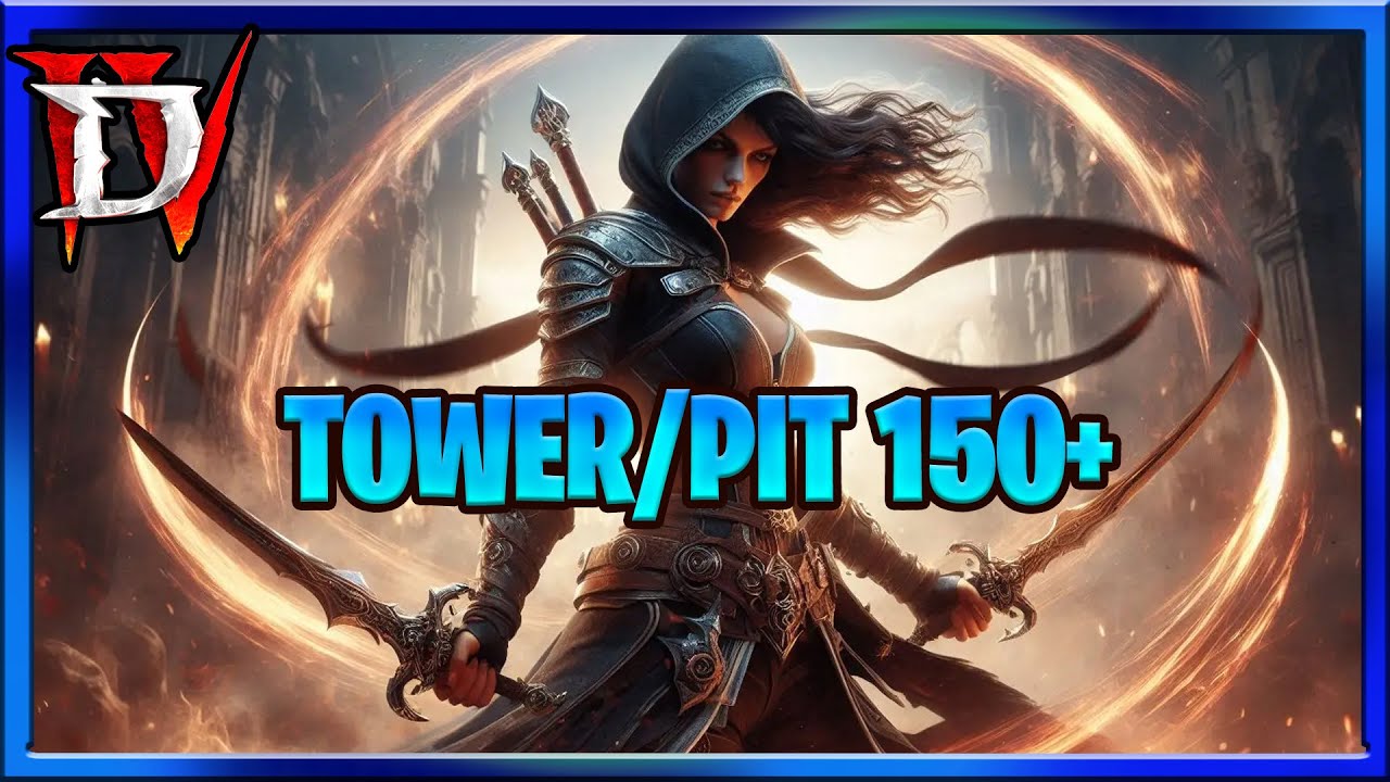 Diablo 4, 11 сезон, башня 150 + яма 150 (может быть ослаблена, баг) Broken Dance of Knives Rogue ...