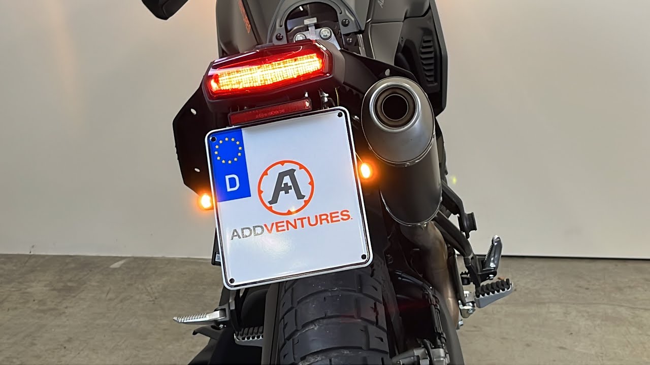 ADDVENTURES kurzer Kennzeichenhalter für Yamaha Tenere 700