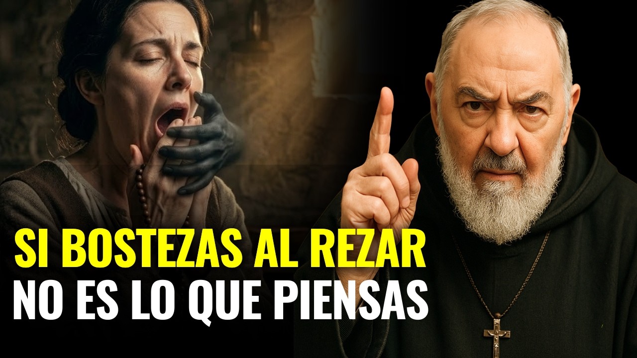 ¿BOSTEZAS AL REZAR? EL DIABLO ESTÁ HACIENDO ESTO... EL PADRE PÍO REVELA LO QUE OCULTAN