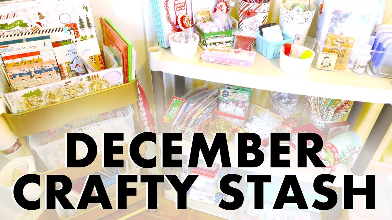 VIDMAS 2018 // Holiday Crafty Stash