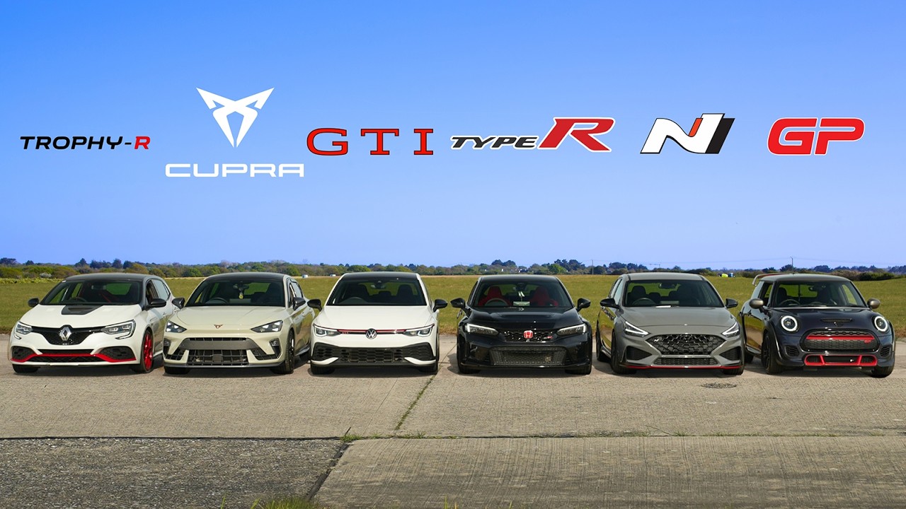 GTI v Type-R v Cupra v i30N v GP3 v Megane | Трек битвы