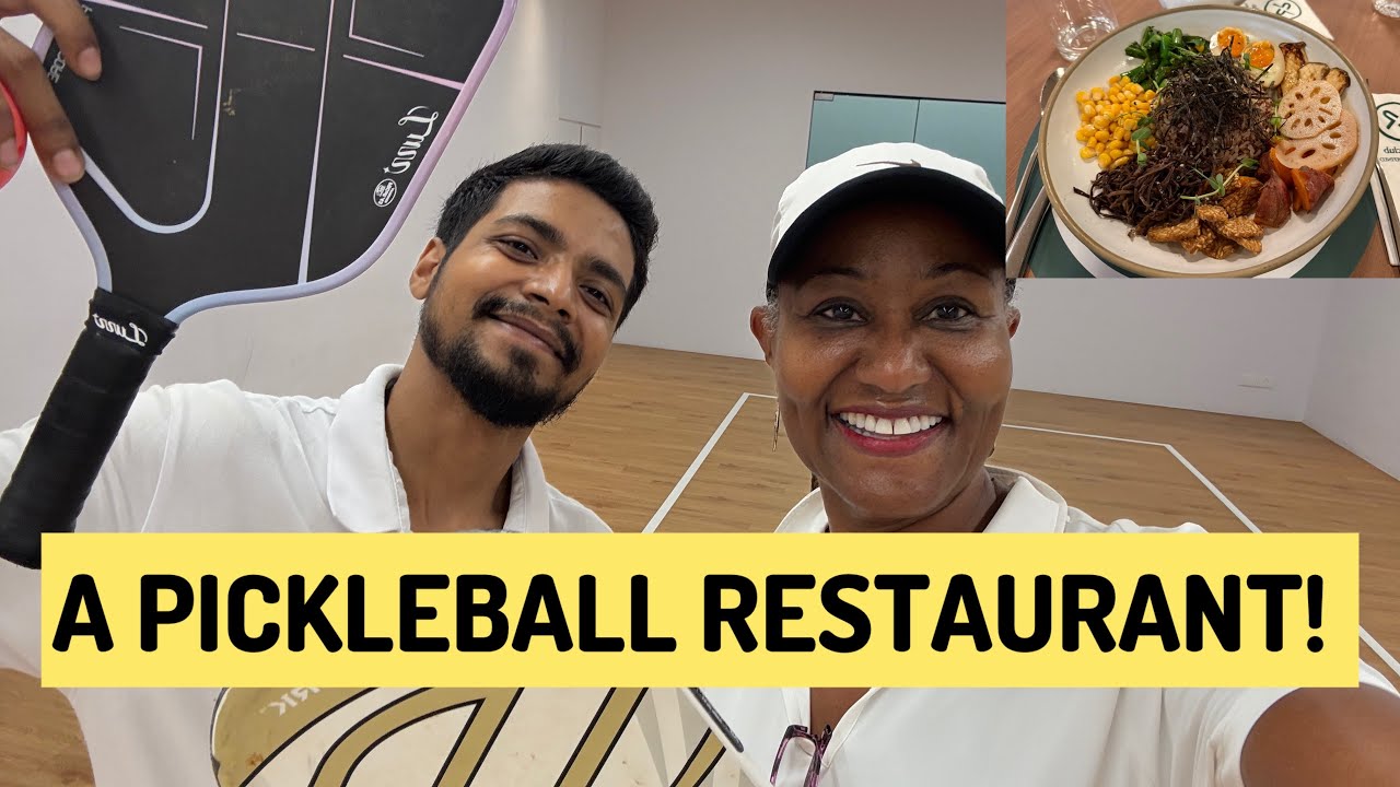 PICKLEBALL & FOOD IN MALAYSIA  #kualalumpur #pickleball #restaurant 