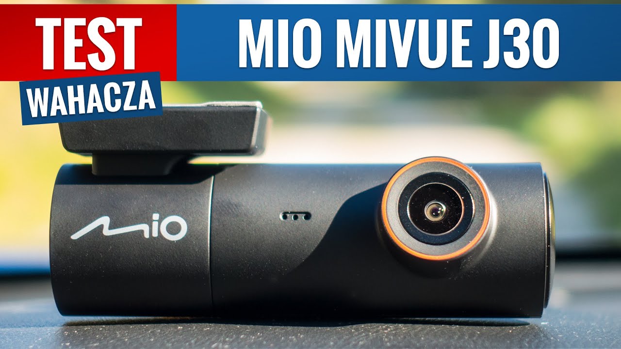 Mio MiVue J30 2023 - TEST PL Wideorejestrator do 300 zł sterowany przez smartfona
