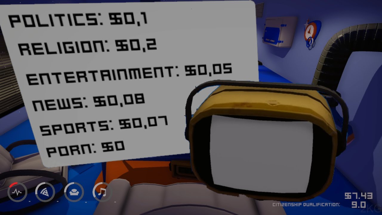 Dystopicon | Watch TV to earn money to be a good citizen