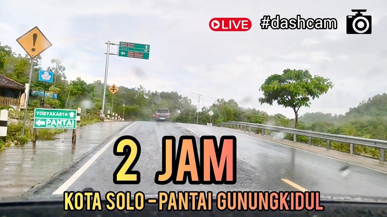 2 Jam dari KOTA SOLO ke PANTAI GUNUNGKIDUL YOGYAKARTA Via JLS Pacitan-Jogja
