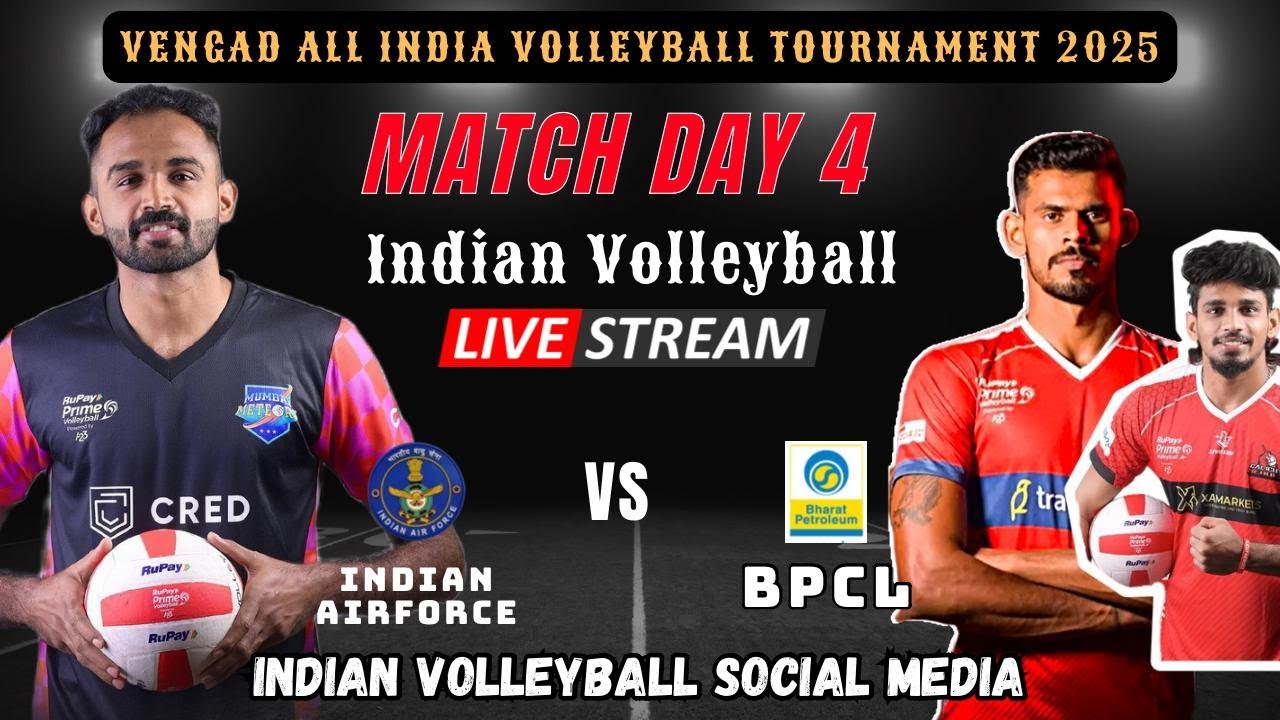 Fighting Match 🔥 BPCL Vs Indian Airforce | HD Live | Vengad Volley 2025
